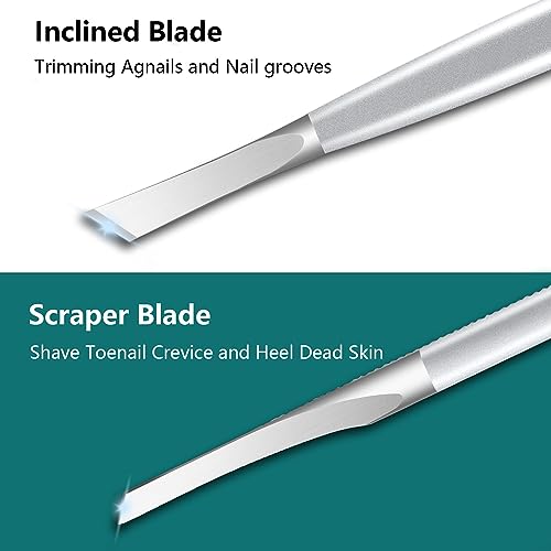 Ingrown Toenail Removal Kit Pedicure Tools for Feet Professional Knife Set Stainless Steel Ingrown Toenail Treatment Calloused Feet Remover Tool (7 Pcs Set) - color: 7 Pcs Set