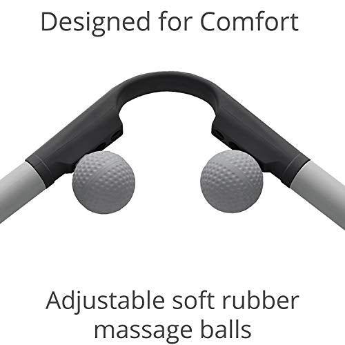 Body Back AccuMassage FSA Eligible - Dual Pressure Point Massage Tool & Massage Hammer - 2 in 1 Design - Shiatsu Neck Massager Tool, Golf Ball Percussion Massager for Deep Tissue Pain Relief - style: AccuMassage - 1-pack