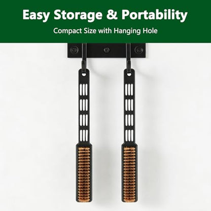 2Pcs Bowling Shoe Brush Accessories Kit Essential Bowling Supplies and Equipment for Men and Women Helps Improve Shoe Slide Protects Soles Remove