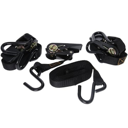 MUDDY Big Game Treestand Ratchet Strap Black 3PK - style: 3 Pack