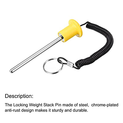 uxcell Weight Stack Pin with Pull Rope Magnetic Strengthen Training