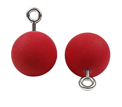Atomik Rock Climbing Holds 4.5 inch Large Hanging Ninja Balls in Red for Grip and Strength Training as Seen on American Ninja Warrior