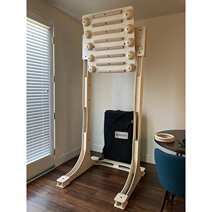 Training Rack 2,3m and Campus Board | for Rock Climbing and Bouldering| Mini Climbing Wall | for Finger Strengt and Pull Up | Climbing hangboard