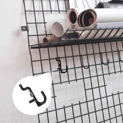 Mobestech 20pcs Plastic Pegboard Hooks for Hanging Tools, Universal Peg Board Hangers for Garage and Workshop Storage, Sturdy Shelving Hooks for Wall Hanging Boards