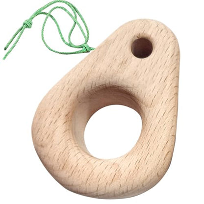 Hangboard Rock Climbing Multi-Depth Grip Pockets Finger Strength | Small Climbing Grip Trainer Board Wood Texture for Home Gym Travel - size: 78mm