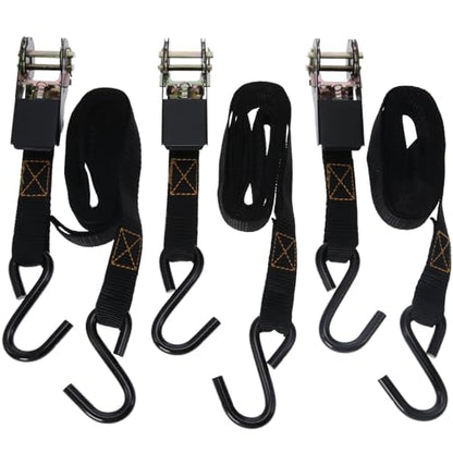 MUDDY Big Game Treestand Ratchet Strap Black 3PK - style: 3 Pack