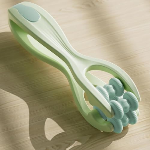 2pcs Finger Massager for Arthritis Pain Relief Manual Roller Green | Hand Thumb Palm Foot Acupressure Massage Tools for Arthritis Massager Mothers Day Gift for Woman - color: Light Green