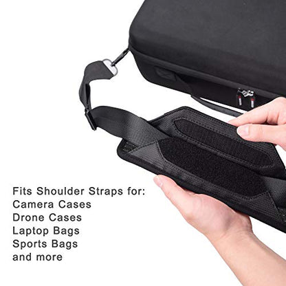RLSOCO Shoulder Strap Pad with Air Cushion Shoulder Relief,Case Bag Strap Pad for Laptop Bags,Camera Cases,Cello,Guitar,Sport Bags,Backpacks,Grocery,Messenger,armor aka plate carrier (Only 1 Piece