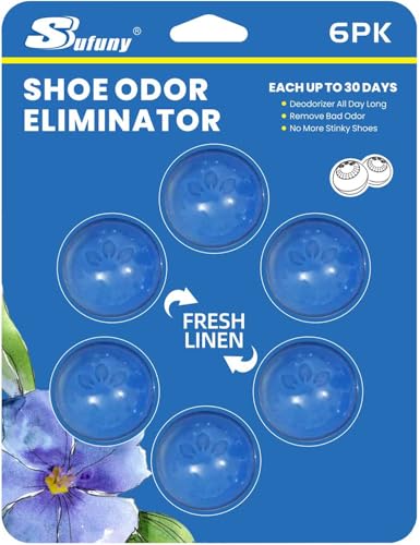 Shoe Deodorizer Balls Sneaker Deodorizers Balls Odor Eliminating for Shoes 6 Packs - color: Royal Blue
