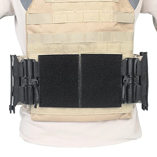 Tactical MOLLE Vest Quick Release Buckle Set Fast Fit Molle Side Belt Cummerbund Straps for JPC CPC NCP XPC 420 Vest - color: Khaki