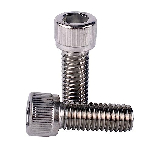 1/4-20 x 1-1/4" Allen Hex Socket Head Screw Bolt, 304 Stainless Steel 18-8, UNC Machine Full Thread, Pack of 20 - size: 1/4-20 x 1-1/4" (20 PCS)