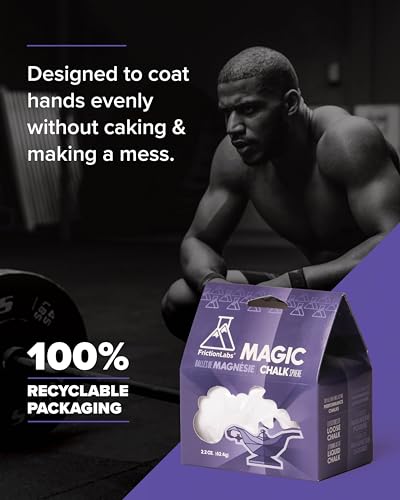 Friction Labs Perform and Recover Bundle – Magic Chalk Ball + Athletic Hands Hand Cream – Grip + Skin Care for Climbing, Weightlifting, Crossfit & Gymnastics