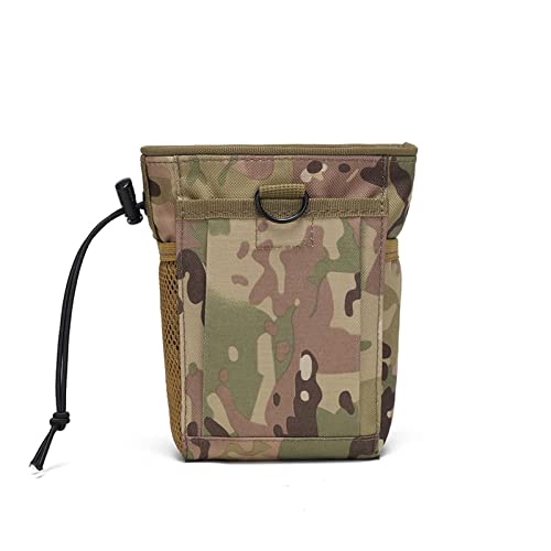 Oxford Fabric Climbing Chalk Bag Drawstring Pouch, Outdoor Accessory Waist Bag for Hiking Camping Small Gear Recovery - color: Multi-colored B