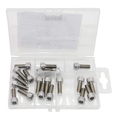 M6-1.0 x 12MM Socket Head Cap Screws,304 Stainless Steel, Quantity 20 - size: M6-1.0 x 12MM