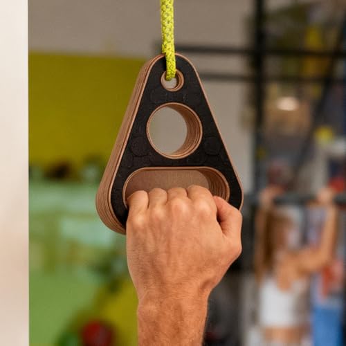 Climbing Fingerboard Small Wood Fitness Equipment | Pull-Up Training Fingerboard for Enthusiasts Trainers Women Men Adults Athletes Beginners Professionals Players Apartment