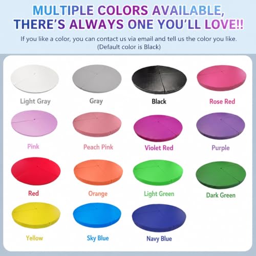 HARELA Pole Dance Mat, Fitness Gymnastic Yoga Safety Protection Pad, for Fitness Gymnastics Yoga Home Studio, 4 Panel Foldable - size: 200*10cm/78.7*3.9"