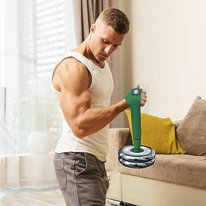 J Bryant Arm Wrestling Training Strap Belt Hand Grip- Ideal for Wrist Forearm and Biceps Workouts Multifunctional Home Gym Fitness Equipment Compatible with 1 inch and 2 inches Barbell Plates - color: Green