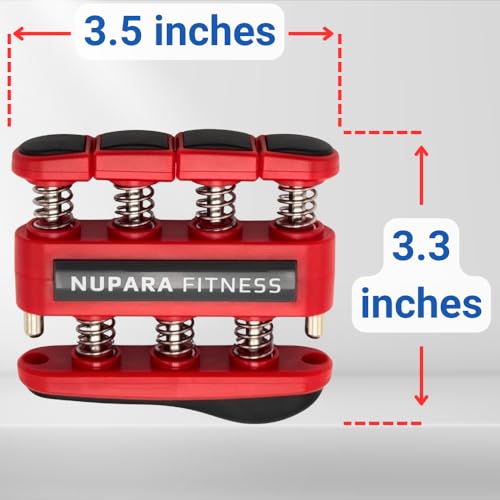Grip Strength Trainer - Hand Strengthening Device, Forearm Strengthener, and Finger Trainer. Hand Gripper Strengthener and Guitar Finger Exerciser. - color: Lite