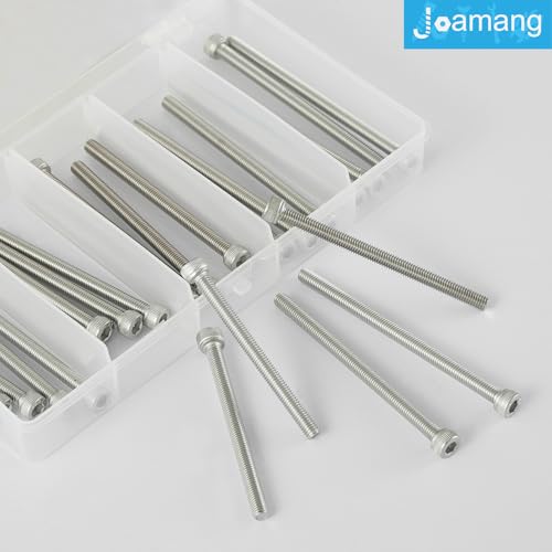 M5 x 60mm 65mm 70mm 75mm 80mm Socket Head Cap Screws Bolts, Stainless Steel 304, Metric Allen Hex Drive, Bright Finish, Fully Threaded, Assortment Kit 25PCS - size: Socket M5x60-80mm
