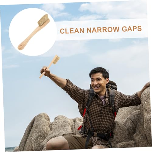 balacoo Thick Bristles Climbing Brush Boars Hair Bristles for Rock Climbing Bouldering Fitness Equipment Outdoor Indoor Use