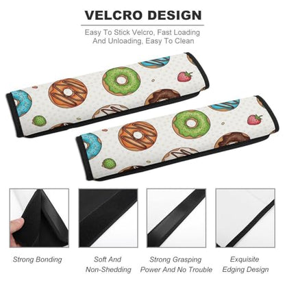 2 Pack Universal Fit Seat Belt Shoulder Pad for Kids, Car Seats Pushchair Strollers High Chair Pushchair, Donut Shoulder Protector, Anti-Slip Pad - color: Pattern 1126