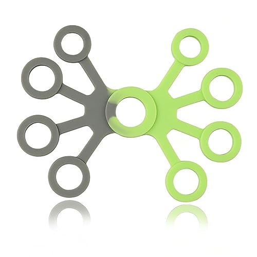 Finger Training Silicone Hand Expander Finger Hand Grip Finger Stretcher Trainer Strength Resistance-band Wrist Exercise Hand Expander Tool Forearm Rings Hand Exerciser Silicone Finger Stretcher Hand
