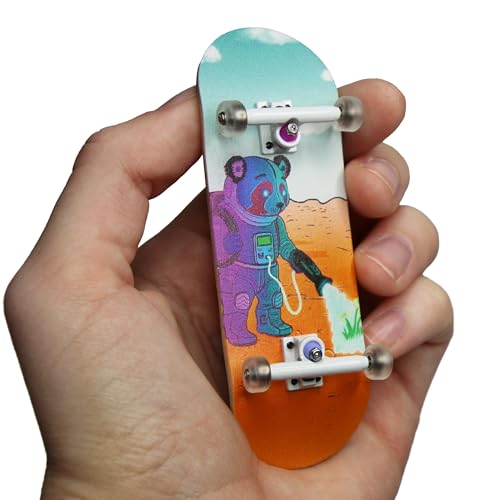 Teak Tuning Real Wear Graphic 32mm Fingerboard Complete - Space Bound Edition