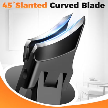 Nail Clippers for Men Thick Nails, Heavy Duty Slanted Toenail Clippers for Seniors Ingrown Toenails with Safety Lock, Large Fingernail Clipper Long Handle Nail Cutter Gifts for Men Women Adults, Black - style: Black Slanted Nail Clippers