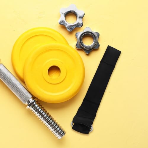 SUPVOX Heavy Duty Weight Plate Loading Strap for Dumbbell and Barbell Training Fitness Belt for Weightlifting Design for Secure Weight Support