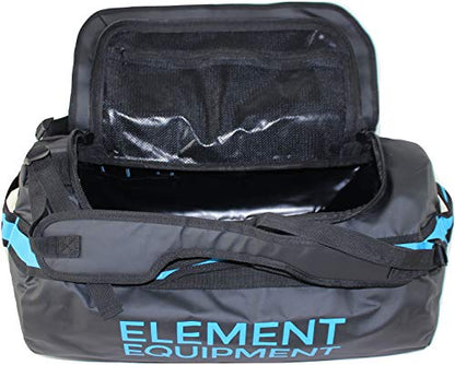 Element Equipment Trailhead Duffel Bag Shoulder Straps Waterproof Black/Blue Small - color: Black/Bomber Blue, size: Small 30 Liters