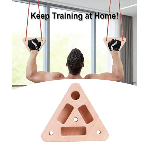 Indoor Climbing Hangboards Durability Boxwood Hangboards Portables Fingerboard for Indoor Outdoor Use
