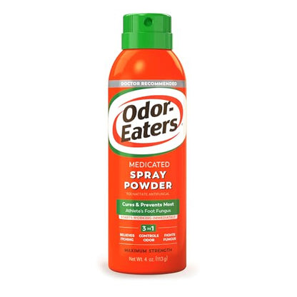 Odor-Eaters Foot Spray Powder 4 Oz - size: 4 Ounce (Pack of 1)