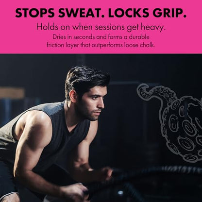 Death Grip Dark Tide Liquid Chalk – High-Performance Gym & Weightlifting Chalk for Maximum Grip – Clean, Long-Lasting Liquid Chalk for Lifting, Climbing, Crossfit & Gymnastics