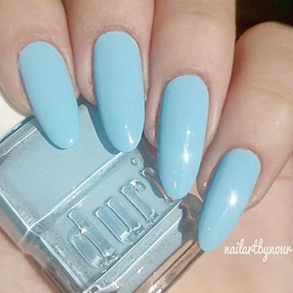Duri Rejuvacote 1 Nail Growth System + 107S Cloud True Blue Nail Polish Bundle - Nail Strengthener & Pastel Baby Blue Glossy Color Duo, Healthy Manicure Set, 0.45 Fl Oz Each - color: Cloud True Blue + Rejuvacote 1 (Pack of 2)