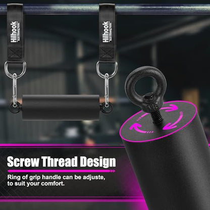 Pull Up Climbing Hold Grips Training Set | Non-Slip, 330 lbs Capacity, Two Different Ways to Workout, Builds Finger, Forearm, Core and Back Strength