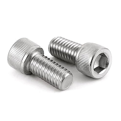 M3 x 14mm Socket Head Cap Screws, Stainless Steel 18-8 (304), Allen Socket Drive, Full Thread, Bright Finish, 50 PCS - size: M3 x 14mm