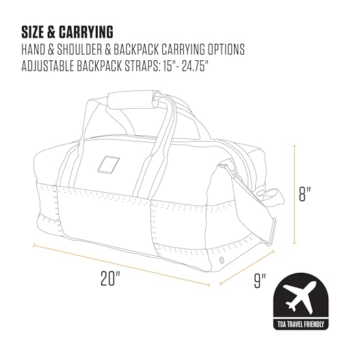 Carhartt Classic Duffels, Heavy-Duty Bag for Jobsite, Gym, & Travel, 35L, Black - color: Black, style: 35l