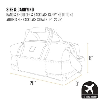Carhartt Classic Duffels, Heavy-Duty Bag for Jobsite, Gym, & Travel, 35L, Black - color: Black, style: 35l