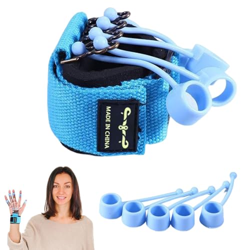 Silicone Finger Trainer Silicone Reusable Grip Strength Trainer | Finger Exerciser for Wrist Physical Rehabilitation, Adults Hand Cramps Recovery, Men Women - color: 40 pounds