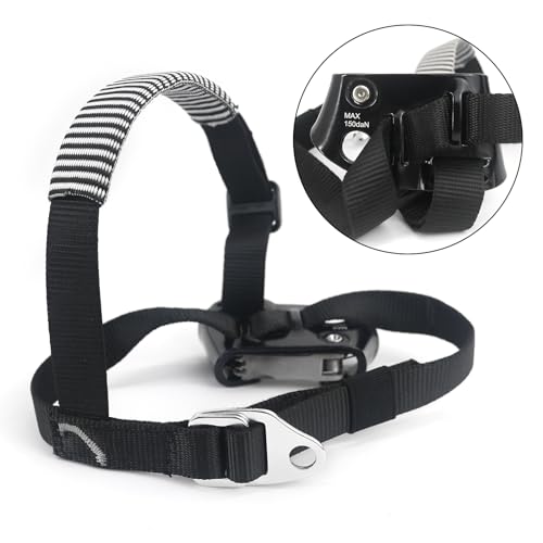NewDoar Foot Ascender Riser Rock Climbing Mountaineering Equipment Climbing Device - color: Left Black