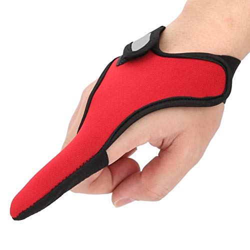 Milltrip 3Pcs Fishing Single Finger Protector, Non-Slip Unisex Elastic Glove for Fishing, Cycling, and Outdoor Activities, Quick-Dry Polyester Fabric