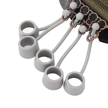 ZJchao Adjustable Silicone Finger Exerciser Hand Grip Strengthener for Exercise Training Rock Climbing Tennis Baseball Guitar Piano Drummer - size: 20lb