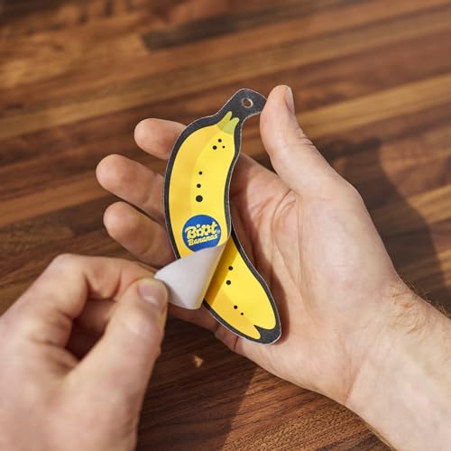 Boot Bananas 2-in-1 Nail & Skin File – 6 Dual-Grit Emery Board Nail Files for Hard Skin, Callus, as Heel File, Verruca File, Foot Filer & Foot Buffer – Wooden Foot File for Men & Women