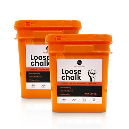 1.5lb Gym Chalk Bucket for Weight Lifting & Workouts - style: 2-Pack