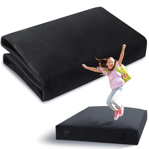 5' x 5' or 3' x 4' Cover Replacement for Crash Pad, Sensory Crash Pads Cover for Kids and Adult, Durable and Safe, Machine-Washable, Pads Sheet Only - color: Dark Gray, size: 5' X 5'