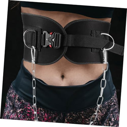 Fitness Weighted Dip Belt Chain for Weightlifting Pull- and Muscle Strengthening for Weightlifting Back Support and Fitness Activities