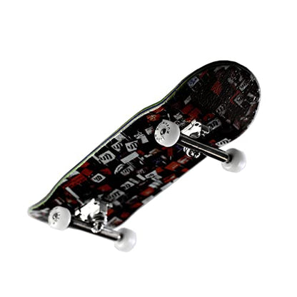 NOAHWOOD Wooden Fingerboard Complete (Noah Team 9.5S Short Nose Short Tail) Hand Mould Made(+34mm Prince Silvery Trucks)(+NW Handmade PRO Logo Wheels ii)(Wishing Locks) - color: Wishing Locks