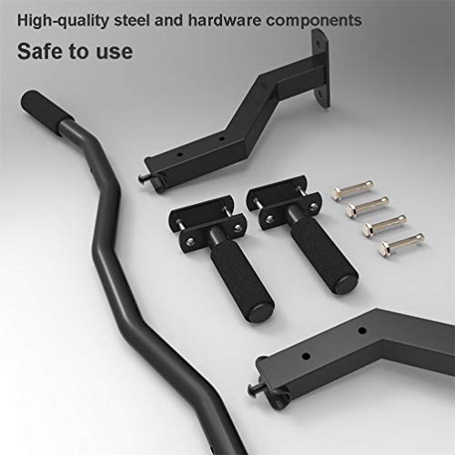 AGYH Wall-Mounted Horizontal Bar, Sturdy Steel Chin Pull Rod, Corridor Garage Ceiling Rock Climbing Equipment, Load 250kg