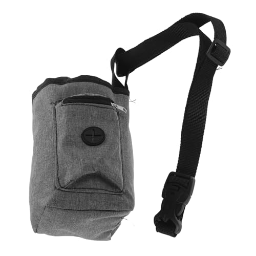 VICASKY Gray Bouldering Chalk Bag with Waist Belt Non Slip Climbing Chalk Bucket for Rock Climbing Hiking Gym Workouts for Weightlifting and Gymnastics