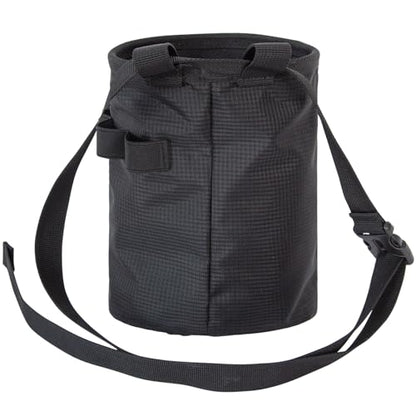 Rock Climbing Chalk Bag Magnesia Pouches Bouldering Chalk Bucket Storage Bag for Weight Liftings, Climbing - color: Painted Black